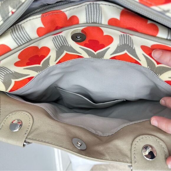 PPB Petunia Pickle Bottom Glazed Sashay Satchel Brittany Blooms diaper bag. - Picture 6 of 9